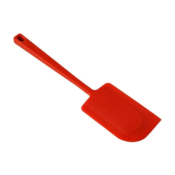 High Temperature Resistive Silicone Scraper,Super Large Red Cake Cream Icing Spatula,Integrated Smoothing Mixing Tool,Household Baking Decorating Scraper