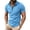 Sky Blue, variant on Dagugfen Athletic Tops Short Sleeve Stand Neck 1/4 Zip up Fitness Pullover Shirts Outdoor Workout Running Tops