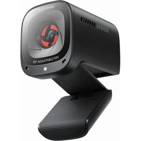 Anker 2K USB Webcam (PowerConf C200) with Dual Microphones AI-Noise Canceling Stereo