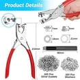 thumbnail image 2 of 642Pcs Grommet Tool Kit 1/2 Inch Eyelet Kit, 2 of 5