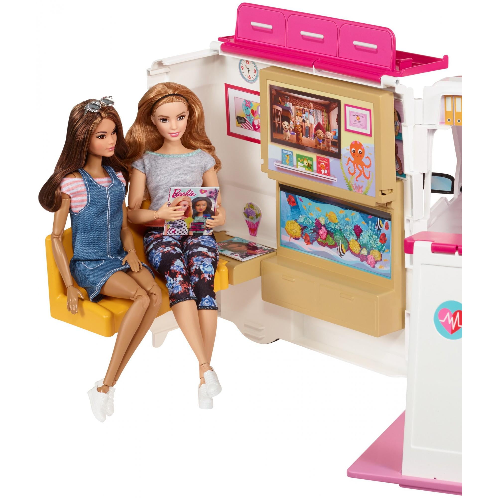 Barbie Care Clinic 2-in-1 Fun Playset for Ages 3Y+