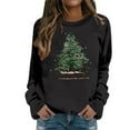 thumbnail image 2 of Christmas Tree Sweatshirts for Women 2025 Long Sleeve Crewneck Xmas Holiday Graphic Sweatshirt Pullover Tops, 2 of 5