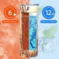 thumbnail image 3 of 1 Pcs Mama Baby Giraffes Skinny Tumbler with Lid, Stainless Steel Double Wall Insulated Slim Travel Tumbler Cup for Coffee Tea Beverages, 20 oz, 3 of 6