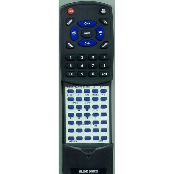 Replacement Remote for SANYO 645 031 5534, RT6450315534, B21307, VWM380
