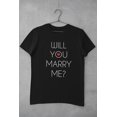 thumbnail image 5 of Old Glory Mens Will You Marry Me? Short Sleeve Graphic T Shirt, 5 of 6
