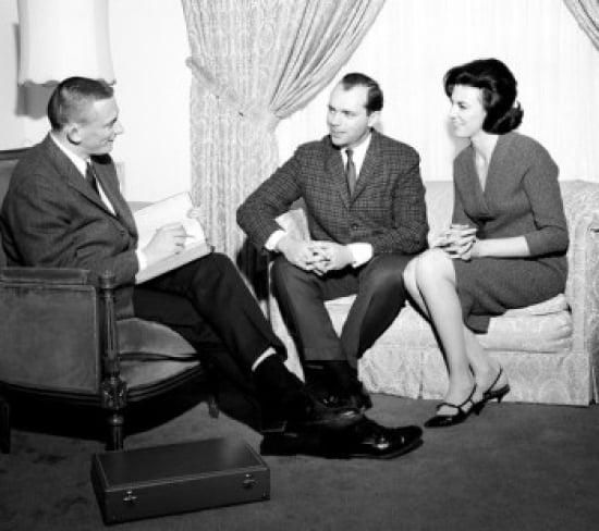 Couple Talking To M