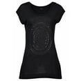 thumbnail image 4 of LASCANA Women's Mosaic Boho Print Top Embroidered Detail, 4 of 5