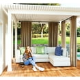thumbnail image 3 of Curtain Rods for Windows 36 to 72, Black Adjustable Curtain Rod, 1 Inch Industrial Heavy Duty Curtain Rods, Blackout Wrap Around Curtain Rod, Indoor/Outdoor Curtain Rod, 3 of 8