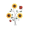 thumbnail image 2 of Metal Sunflower Garden Wall Hanging Wrought Iron Ornament Wall Decoration, 2 of 5