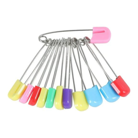 12 pcs Colors Safety Locking Baby Cloth Nappy Diaper Craft Pins