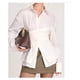 thumbnail image 5 of Blusa Informal de Mujer con Botones Al Frente, Cuello en V, Larga, Diseño Cruzado con Lazo, Ideal para el Trabajo Top Corto Elegante M, 5 of 9