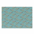 thumbnail image 1 of Anime Cutting Board, Cartoon Rainbow Clouds with Smiling Faces on Pale Blue Background with Hearts, Decorative Tempered Glass Cutting and Serving Board, in 3 Sizes, by Ambesonne, 1 of 2