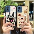 thumbnail image 6 of HBH-Phone Case For MOTO G Play 2024/4G/5G, Anti-knock Cartoon Fashion Design Graffiti TPU Cute Protective Durable Dirt-resistant Waterproof Full wrap Silicone Soft case Anti-dust, 6 of 9