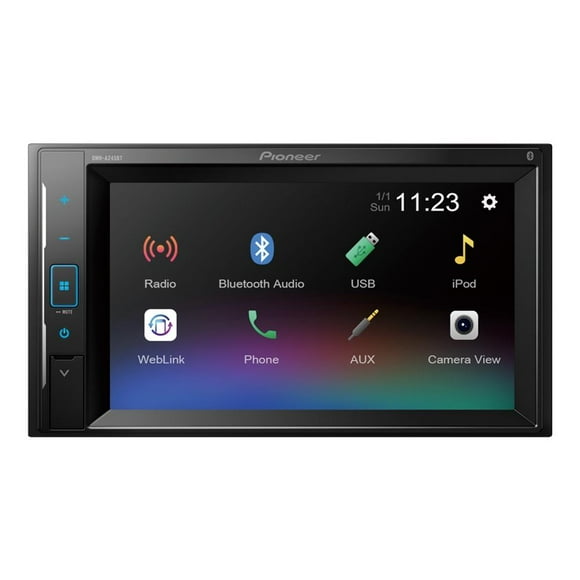 Autoestéreo Pioneer con Pantalla DMH-A245BT Negro