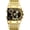 Gold Black, variant on Men’s Luxury Rectangle Square Gold Silver Big Face Luminous Waterproof Quartz Watch Sports Multi-Time Zone Military Stainless Steel Male Dress Wristwatch