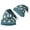 Sky Blue, variant on LIZUOJUN Under $5 Santa Hat For Adults Snug Fit White Fur-Trimmed Brim Christmas Cap Christmas Headwear Gift Exchange Long Tail Style Reindeer Snowflake Print Thick Cozy Warmth, M