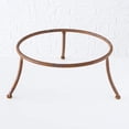 thumbnail image 6 of 2 Piece Americana Wood Burning Fire Pit Set, Wide Bowl, Raised Tripod Stand, Rusty Finish, Iron, 18 1/2 Diameter inches, 6 of 7