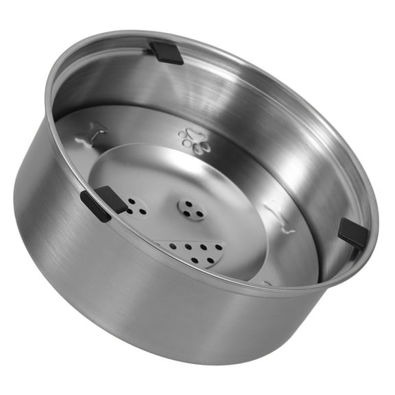 MLINS Dog Water Bowl No Spill Dog Water Bowl Slow Feeder Dog Water Bowl With Floating Disk