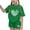 Green, variant on Girls Sets Size 10 Girls Outfit Sets,Summer Casual 2 Pieces Sets Children's St. Patrick's Printed Heart Shape Print Short Sleeve Tops Two-Piece Set for Kids,-16 Years,