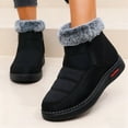 thumbnail image 6 of Women's Boots Winter Boots Fashionable Warm Lined Comfortable Flat Heel Outdoor Thermal Shoes For Cold Weather, 6 of 9