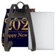 thumbnail image 3 of Balery 2025 Happy New Year 3 Mochila de Cuero para Mujeres, Gran Capacidad, Bolsa de Viaje Multifuncional, Mochila de Cuero y Bolsa de Hombro para Mujeres, 3 of 4