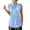 Sky Blue, variant on LIUJUNSHOP Women's Elegant Bow Tie Neck Sleeveless Blouse Office Workwear Shirt Top