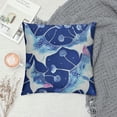 thumbnail image 2 of Underwater Throw Pillow Cushion Cover, Sting Ray in Watercolor Style Animal Drawing with Brush Strokes Wildlife, Decorative Square Accent Pillow Case,, 2 of 5