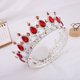 thumbnail image 1 of Nvzi Tiara de boda para novia, diadema de princesa, corona de novia, joyería para el cabello con diamantes de imitación de cristal,graduación, boda, fiesta de disfraces (H), 1 of 4