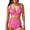 Rose Floral, variant on SHEWIN Womens Swimsuits Sets Bikinis Sets 2 Piece Tummy Control Bathing Suits High Waisted Swimwear Floral Swimming Suits Push Up Beach Vacation Outfits Green Floral L