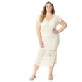 thumbnail image 3 of Jessica Simpson Women's and Women's Plus Trinity Crochet Dress, Sizes XS-5X, 3 of 5