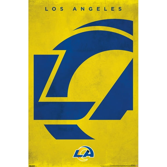 NFL Los Angeles Rams - Logo 25 Wall Poster, 22.375" x 34"