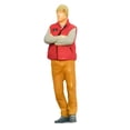 thumbnail image 2 of Runquan 1/64 Men Model Architectural Painted Figure Fairy Gardens Diorama Sand Table red coat, 2 of 8