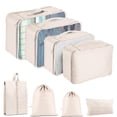 thumbnail image 1 of Juego de 8 bolsas organizadoras de equipaje Packing Cubes YEEYAA para viajes, 1 of 7
