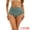 Dark Green, variant on DARING DIVA Women's High Waist Briefs Flatten Stomach Shapewear Panties Dark Green L
