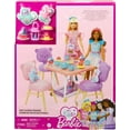 Barbie Sets, Preschool Toys, My First Barbie Tea Party Playset, Plush and Accessories, 18 Pieces