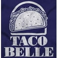 thumbnail image 2 of Taco Belle Mexican Fast Food Funny Womens Slim Fit Graphic Tee Brisco Brands S, 2 of 5