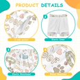 thumbnail image 3 of joogoo Pastel Dog Footprint Boys Swim Trunks Beach Swimsuit Shorts Boxer 5-6T, 3 of 8