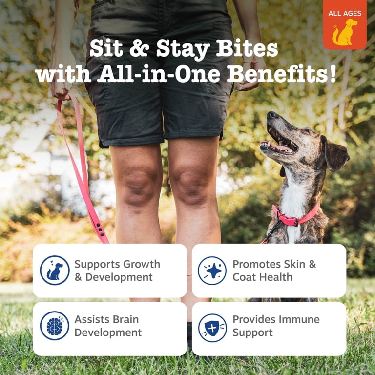 Zesty Paws All-in-One Training Bites, Peanut Butter, 8 oz photo 2