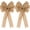 Beige, variant on Pakyozj 2 Pack Red Christmas Bows Outdoor Decorations,12”x20” Large Velvet Wreath Bow with Glitter String Gold Edge for Xmas Tree Topper Home Front Door Decor