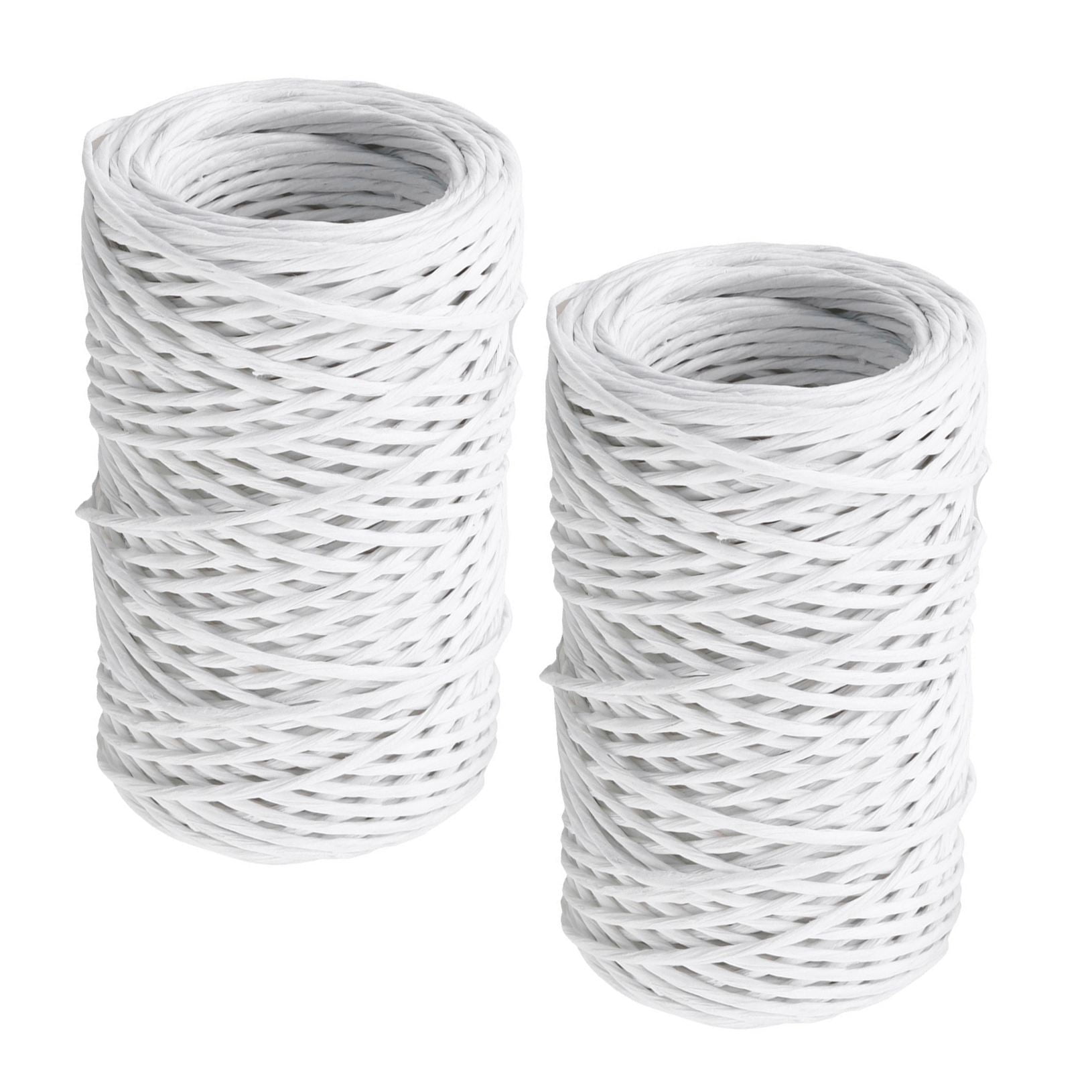 OUNONA White Paper Coated Floral Wire for Gardening, Flower Arranging, Crafting, Floral Projects and Decorations