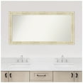 thumbnail image 5 of Amanti Art Custom Wall and Bathroom Mirror (24.5 x 48.5 in.), Country White Wash Frame, 5 of 7