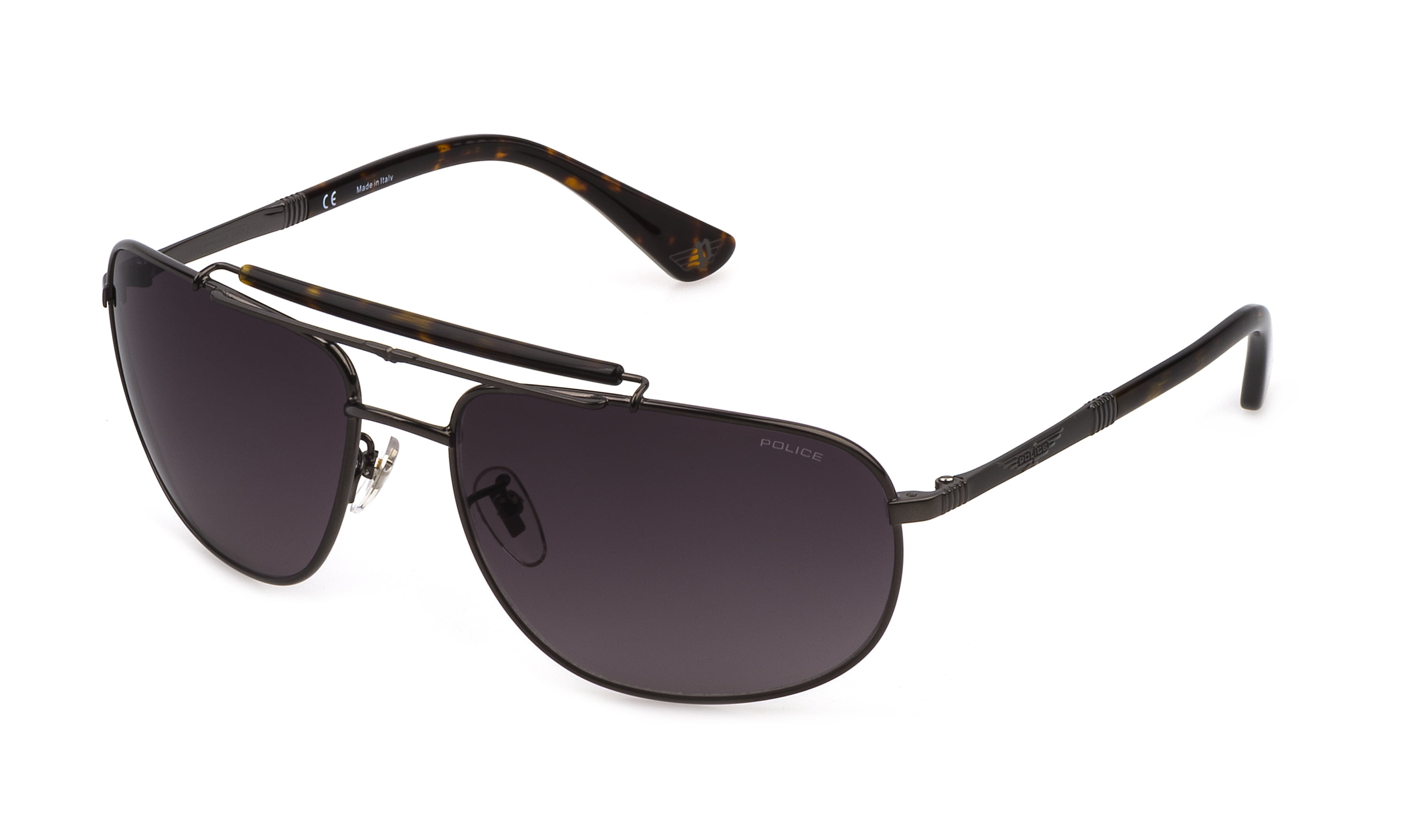 SUNGLASSES - POLARIZED FASHION SUN GLASSES POLICE GRAY