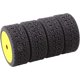thumbnail image 3 of LINLIN 4 piezas RC 1:10 Rally Car 68 mm Neumáticos de goma Llantas de plato duro Hex 12 mm Compatible con 1/10 RC On Road Flat Run Car Tamiya CC01 Axial Scx10 Traxxas HPI Neumáticos Piezas, 3 of 6