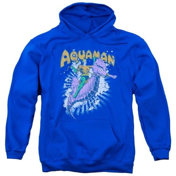 DC Comics Ride Free Adult Pullover Hoodie Sweatshirt Royal Blue