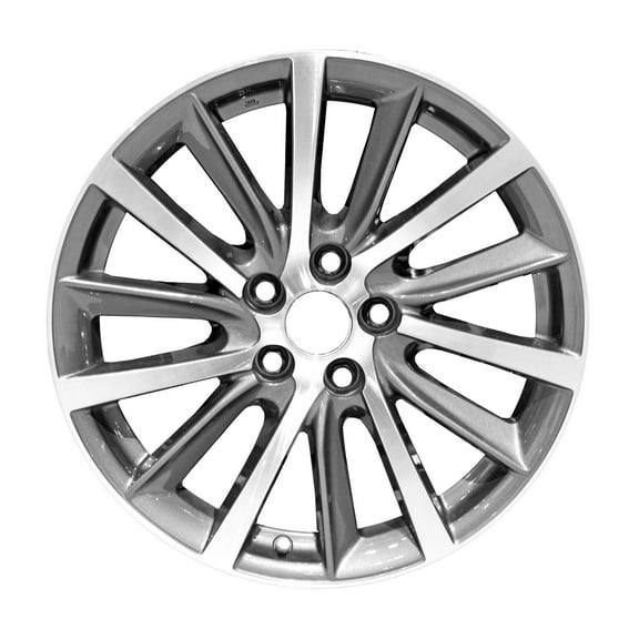 New Aftermarket  Machined and Painted Medium Charcoal Aluminum Wheel 18 x 7.5 fits 2017-2019 Toyota Highlander