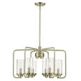 thumbnail image 2 of Beaumont Lane Lustre 6 Lumières en Laiton Vieilli, 2 of 7