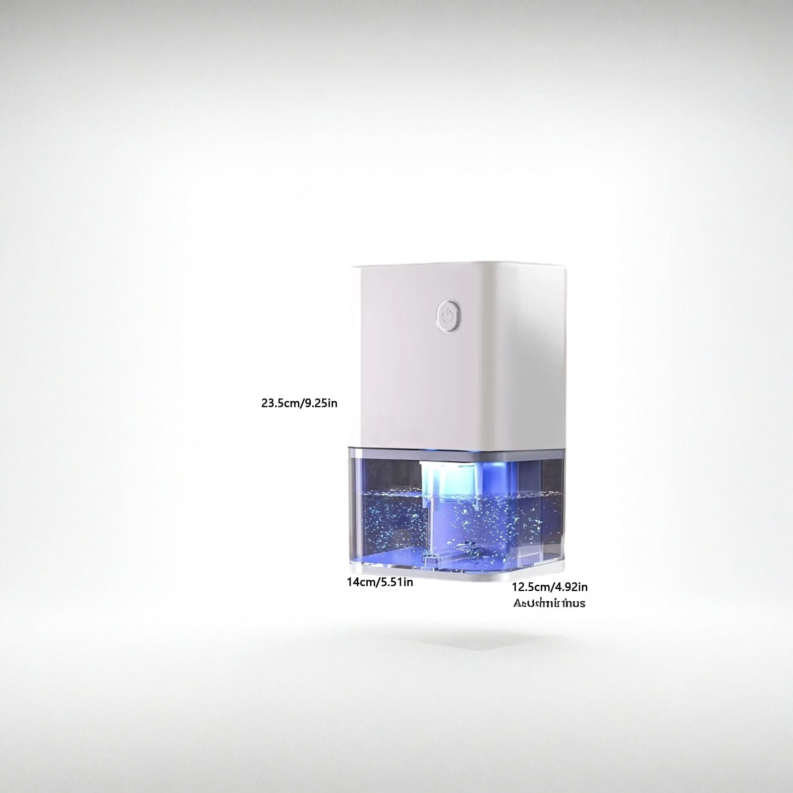 Small Dehumidifier for Home Bathroom Portable Moisture Absorber Quiet Operation for Office and Closet Compact Size