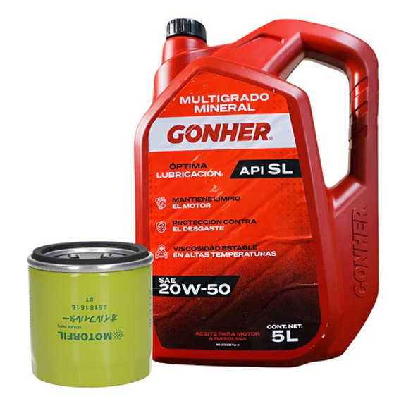 Kit Cambio Aceite Chevrolet Beat 2020 2021 L4 1.2 L