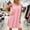 Pink#01, variant on Nightgowns for Women Summer Crewneck Pleated Sleeveless Pajama Dress Womens Casual Solid Round Neck Relaxed Fits Lightweight Loungewear Sleepwear Night Dress