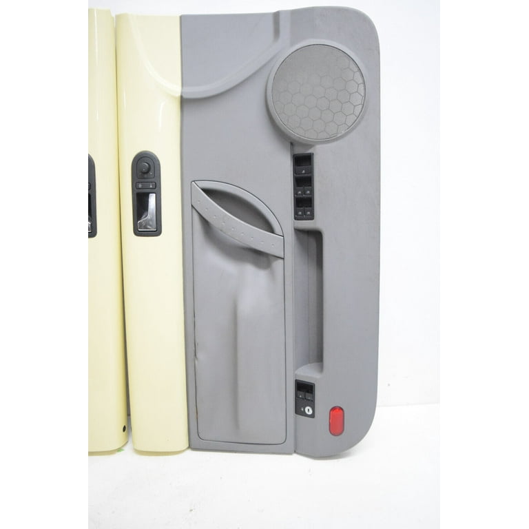 03 04 05 06 07 08 09 VW Beetle Convertible Door Panel Set Driver Passenger Yellow Gray
